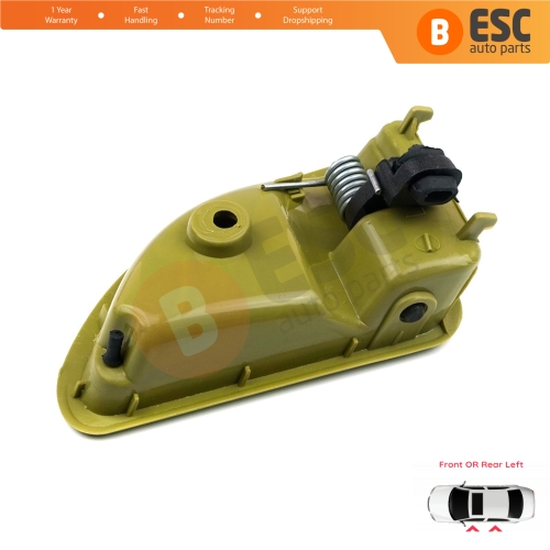 Interior Left Door Handle Olive Green Color For Renault Kangoo MK1 KC FC Twingo MK1 C06 S06 Nissan Kubistar X76 8200259376