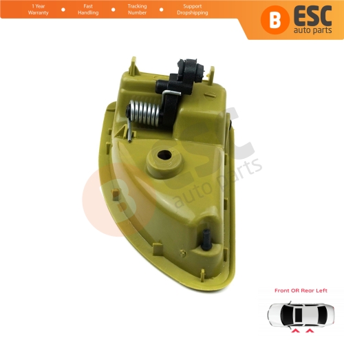 Interior Left Door Handle Olive Green Color For Renault Kangoo MK1 KC FC Twingo MK1 C06 S06 Nissan Kubistar X76 8200259376