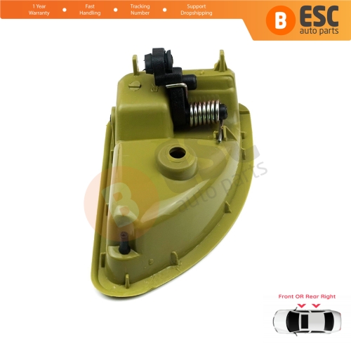 Interior Right Door Handle Olive Green Color For Renault Kangoo MK1 KC FC Twingo MK1 C06 S06 Nissan Kubistar X76 8200259376