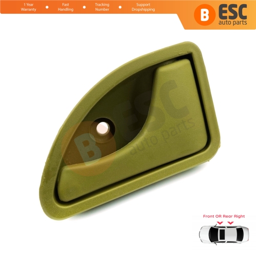 Interior Right Door Handle Olive Green Color For Renault Kangoo MK1 KC FC Twingo MK1 C06 S06 Nissan Kubistar X76 8200259376