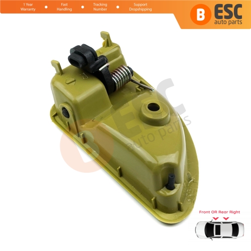 Interior Right Door Handle Olive Green Color For Renault Kangoo MK1 KC FC Twingo MK1 C06 S06 Nissan Kubistar X76 8200259376