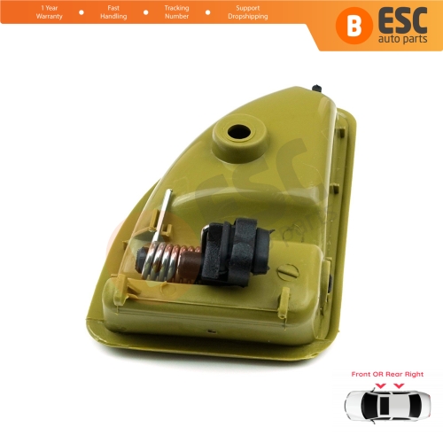 Interior Right Door Handle Olive Green Color For Renault Kangoo MK1 KC FC Twingo MK1 C06 S06 Nissan Kubistar X76 8200259376