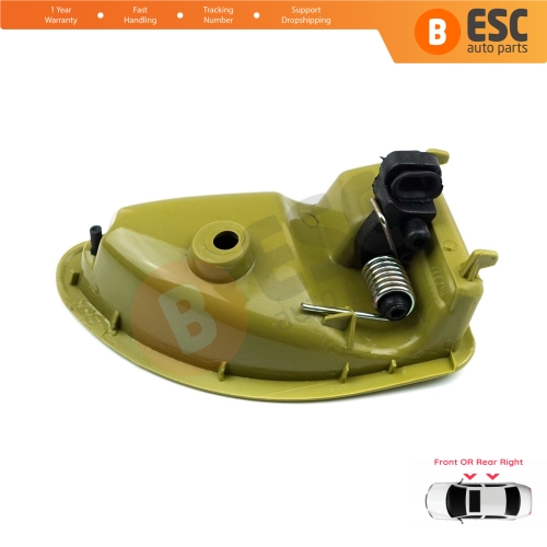 Interior Right Door Handle Olive Green Color For Renault Kangoo MK1 KC FC Twingo MK1 C06 S06 Nissan Kubistar X76 8200259376