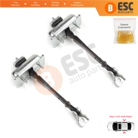 2 Pieces Rear Door Hinge Stop Check Strap Limiter for Vauxhall Opel Astra J P10 MK6 2009-2015 13270612