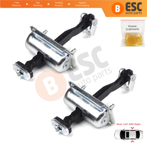 2 Pieces Rear Door Hinge Stop Check Strap Limiter for Ford Focus MK2 C-Max  MK1 Kuga MK1 1641573