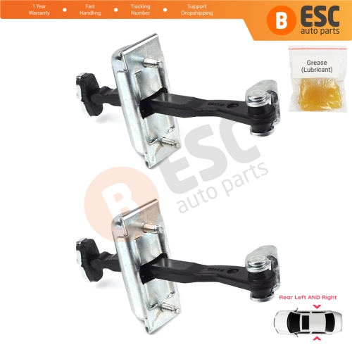 2 Pieces Rear Door Hinge Stop Check Strap Limiter for Ford Focus MK2 C-Max  MK1 Kuga MK1 1641573