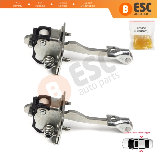 2 Pieces Rear Door Hinge Stop Check Strap Limiter for Peugeot 5008 MK1 T87 3008 MK1 T84 0U Citroen DS5 DS 5 9181Q1