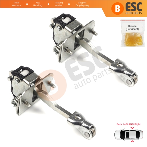 2 Pieces Rear Door Hinge Stop Check Strap Limiter for Peugeot 5008 MK1 T87 3008 MK1 T84 0U Citroen DS5 DS 5 9181Q1