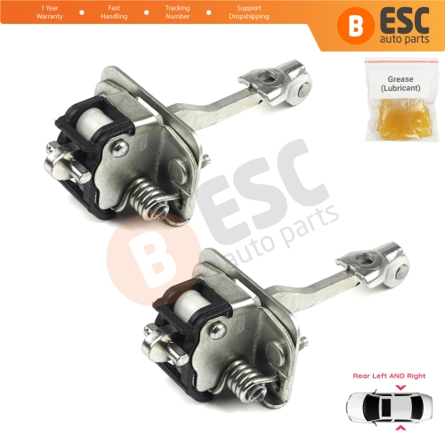 2 Pieces Rear Door Hinge Stop Check Strap Limiter for Peugeot 5008 MK1 T87 3008 MK1 T84 0U Citroen DS5 DS 5 9181Q1