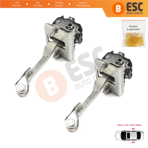 2 Pieces Rear Door Hinge Stop Check Strap Limiter for Peugeot 5008 MK1 T87 3008 MK1 T84 0U Citroen DS5 DS 5 9181Q1