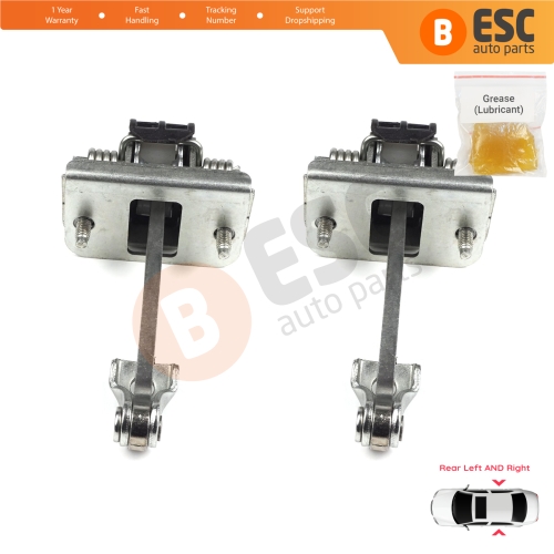 2 Pieces Rear Door Hinge Stop Check Strap Limiter for Peugeot 5008 MK1 T87 3008 MK1 T84 0U Citroen DS5 DS 5 9181Q1