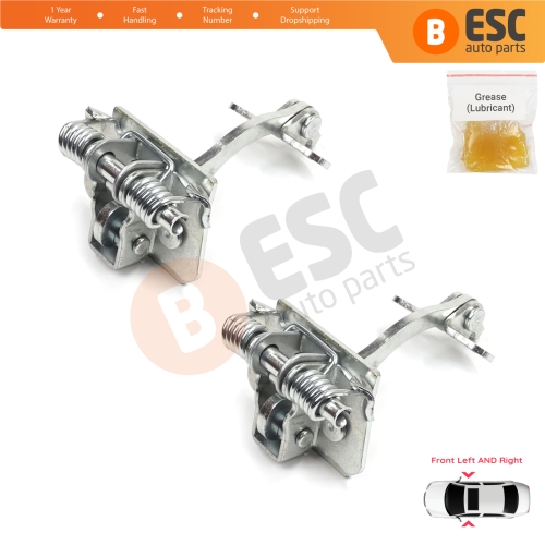 2 Pieces Front Door Hinge Stop Check Strap Limiter for Peugeot 306 1993-2002 9181E5