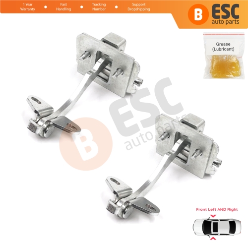 2 Pieces Front Door Hinge Stop Check Strap Limiter for Peugeot 306 1993-2002 9181E5