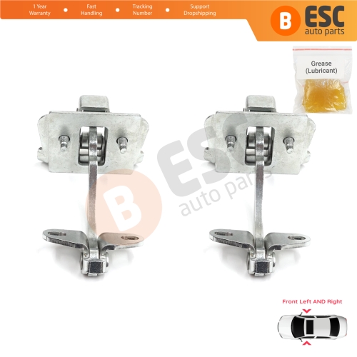 2 Pieces Front Door Hinge Stop Check Strap Limiter for Peugeot 306 1993-2002 9181E5