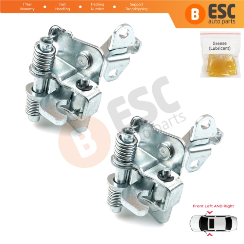 2 Pieces Front Door Hinge Stop Check Strap Limiter for Citroen Xsara Picasso 1999-2012 9181E6