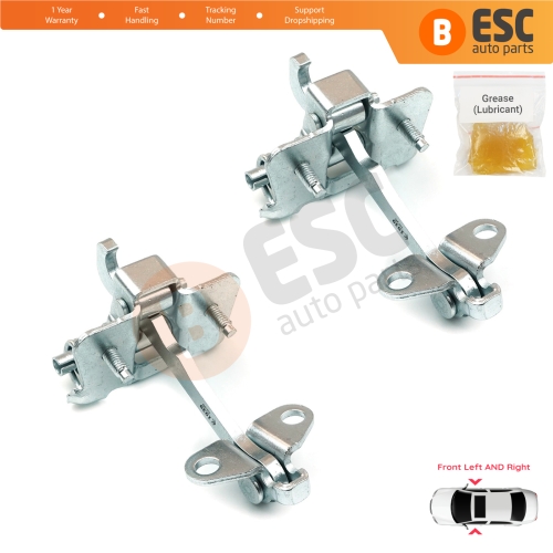 2 Pieces Front Door Hinge Stop Check Strap Limiter for Citroen Xsara Picasso 1999-2012 9181E6
