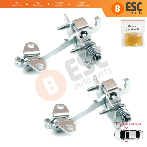 2 Pieces Front Door Hinge Stop Check Strap Limiter for Citroen Xsara Picasso 1999-2012 9181E6
