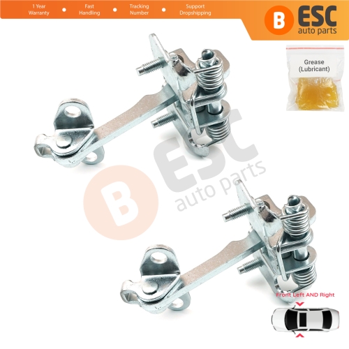 2 Pieces Front Door Hinge Stop Check Strap Limiter for Citroen Xsara Picasso 1999-2012 9181E6