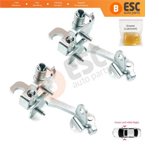 2 Pieces Front Door Hinge Stop Check Strap Limiter for Citroen Xsara Picasso 1999-2012 9181E6