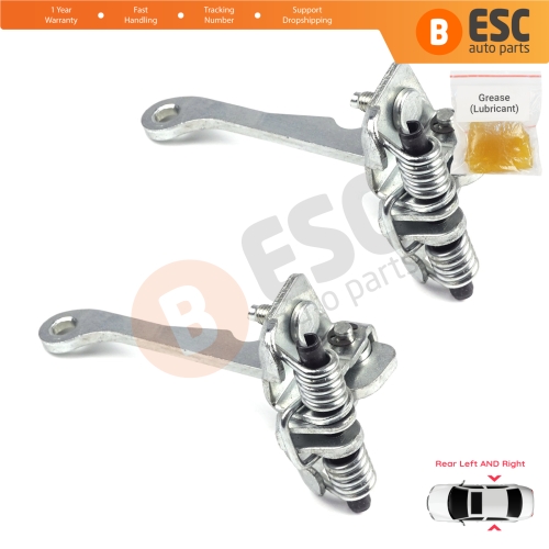 2 Pieces Rear Door Hinge Stop Check Strap Limiter for Peugeot 106 1991-2004 Citroen Saxo 1996-2004 9181H4