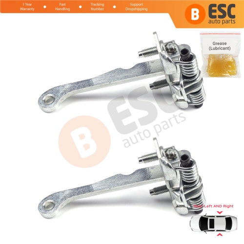 2 Pieces Rear Door Hinge Stop Check Strap Limiter for Peugeot 106 1991-2004 Citroen Saxo 1996-2004 9181H4