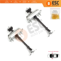 2 Pieces Front Door Hinge Stop Check Strap Limiter for Jaguar S-Type X200 1999-2008 XR857260