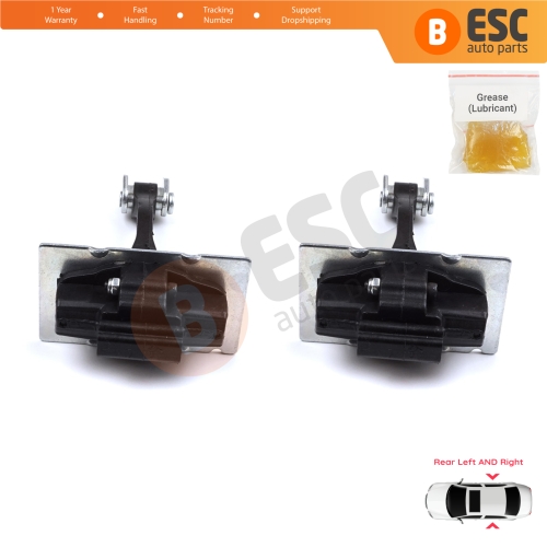 2 Pieces Rear Door Hinge Stop Check Strap Limiter for Peugeot 308 MK2 2013-2021 4/5 Door 9677467280