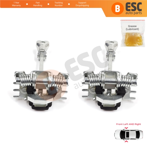2 Pieces Front Door Hinge Stop Check Strap for Fiat Scudo Citroen Jumpy Dispatch Peugeot Expert Tepee MK2 2007-2016 9181K9 