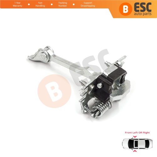 Front Door Hinge Stop Check Strap 9181K9 for Fiat Scudo Citroen Jumpy Dispatch Peugeot Expert Tepee MK2 2007-2016 
