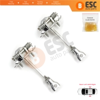 2 Pieces Rear Door Hinge Stop Check Strap Limiter for Citroen C3 MK2 SC A51 2009-2016 9181Q5
