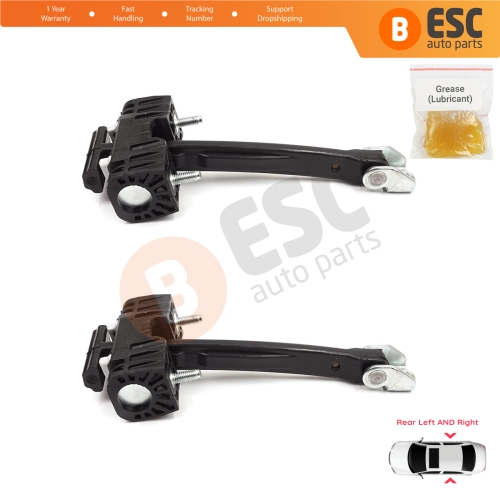 2 Pieces Rear Door Hinge Stop Check Strap Limiter for Vauxhall Opel Insignia A MK1 G09 2008-2017 13229108