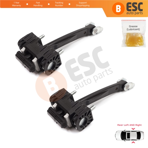 2 Pieces Rear Door Hinge Stop Check Strap Limiter for Vauxhall Opel Insignia A MK1 G09 2008-2017 13229108