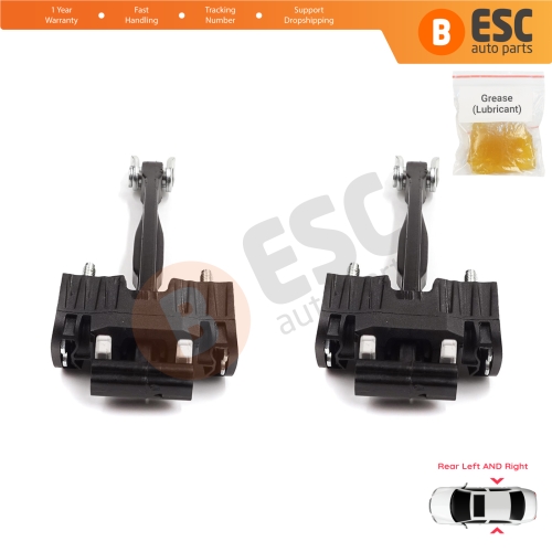 2 Pieces Rear Door Hinge Stop Check Strap Limiter for Vauxhall Opel Insignia A MK1 G09 2008-2017 13229108