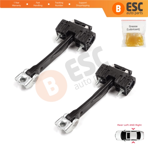 2 Pieces Rear Door Hinge Stop Check Strap Limiter for Vauxhall Opel Insignia A MK1 G09 2008-2017 13229108