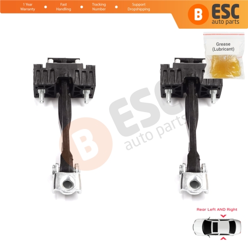2 Pieces Rear Door Hinge Stop Check Strap Limiter for Vauxhall Opel Insignia A MK1 G09 2008-2017 13229108