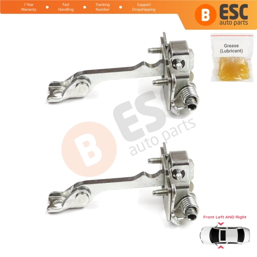 2 Pieces Front Door Hinge Stop Check Strap for Renault Master MK2 Opel Movano A Interstar 1998-2010 8200597523