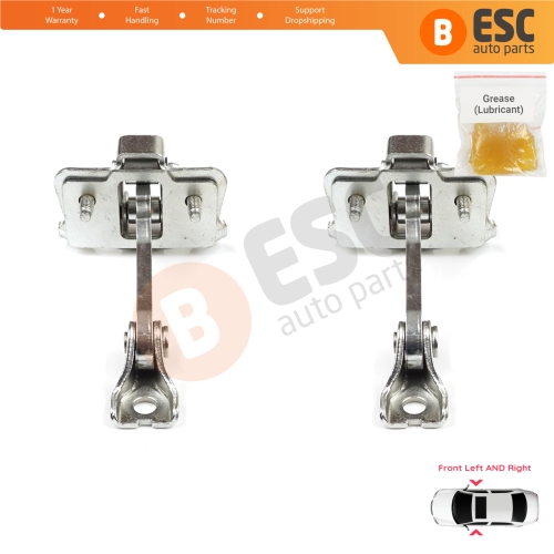 2 Pieces Front Door Hinge Stop Check Strap for Renault Master MK2 Opel Movano A Interstar 1998-2010 8200597523