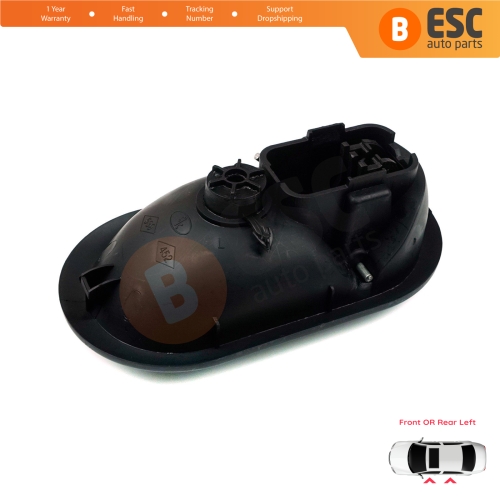 Interior Door Handle Left Black for Renault Scenic Megane Twingo Kangoo MK2 Clio Master MK3 Sandero Logan Duster MK1 Modus Movano B Citan W415 NV250 NV400 8200028487