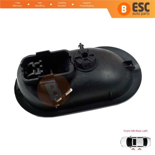 Interior Door Handle Left Black for Renault Scenic Megane Twingo Kangoo MK2 Clio Master MK3 Sandero Logan Duster MK1 Modus Movano B Citan W415 NV250 NV400 8200028487