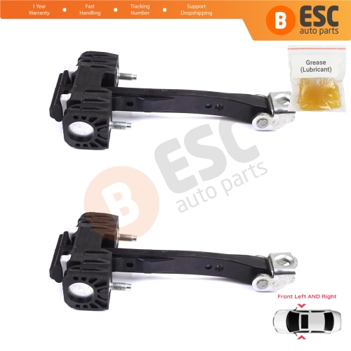 2 Pieces Front Door Hinge Stop Check Strap Limiter for Peugeot 508 MK1 W23 8D 8E 2010-2018 4/5 Door 9686658480  