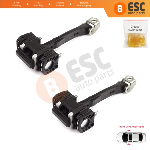2 Pieces Front Door Hinge Stop Check Strap Limiter for Peugeot 508 MK1 W23 8D 8E 2010-2018 4/5 Door 9686658480  