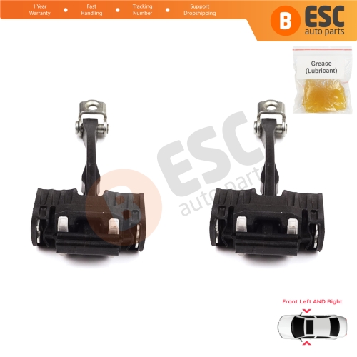 2 Pieces Front Door Hinge Stop Check Strap Limiter for Peugeot 508 MK1 W23 8D 8E 2010-2018 4/5 Door 9686658480  