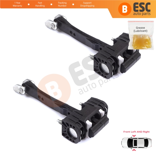 2 Pieces Front Door Hinge Stop Check Strap Limiter for Peugeot 508 MK1 W23 8D 8E 2010-2018 4/5 Door 9686658480  