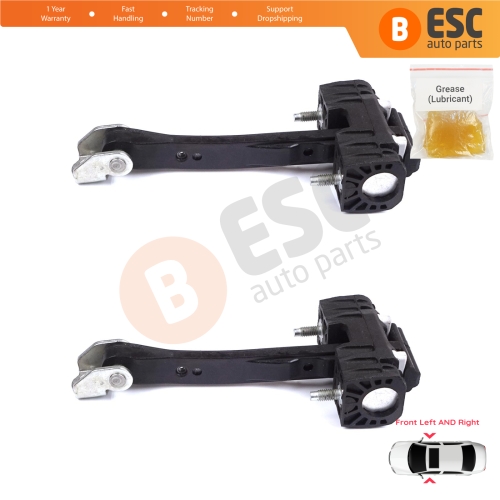 2 Pieces Front Door Hinge Stop Check Strap Limiter for Peugeot 508 MK1 W23 8D 8E 2010-2018 4/5 Door 9686658480  