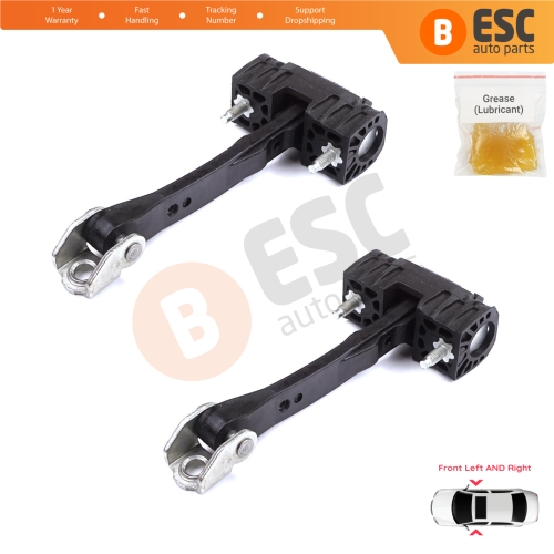 2 Pieces Front Door Hinge Stop Check Strap Limiter for Peugeot 508 MK1 W23 8D 8E 2010-2018 4/5 Door 9686658480  