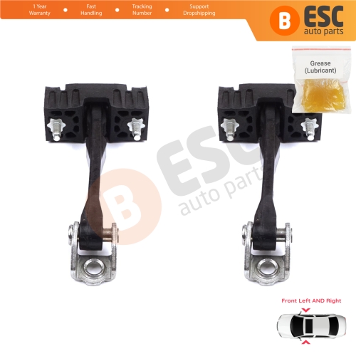 2 Pieces Front Door Hinge Stop Check Strap Limiter for Peugeot 508 MK1 W23 8D 8E 2010-2018 4/5 Door 9686658480  