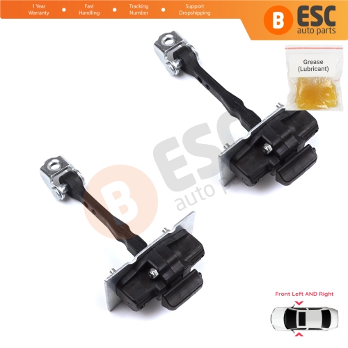 2 Pieces Front Door Hinge Stop Check Strap Limiter for Peugeot 308 MK2 4/5 Door 2013-2021 9677466980