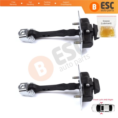 2 Pieces Front Door Hinge Stop Check Strap Limiter for Peugeot 308 MK2 4/5 Door 2013-2021 9677466980