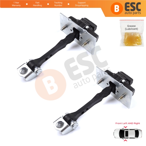 2 Pieces Front Door Hinge Stop Check Strap Limiter for Peugeot 308 MK2 4/5 Door 2013-2021 9677466980