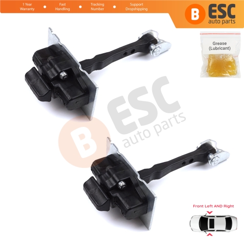 2 Pieces Front Door Hinge Stop Check Strap Limiter for Peugeot 308 MK2 4/5 Door 2013-2021 9677466980